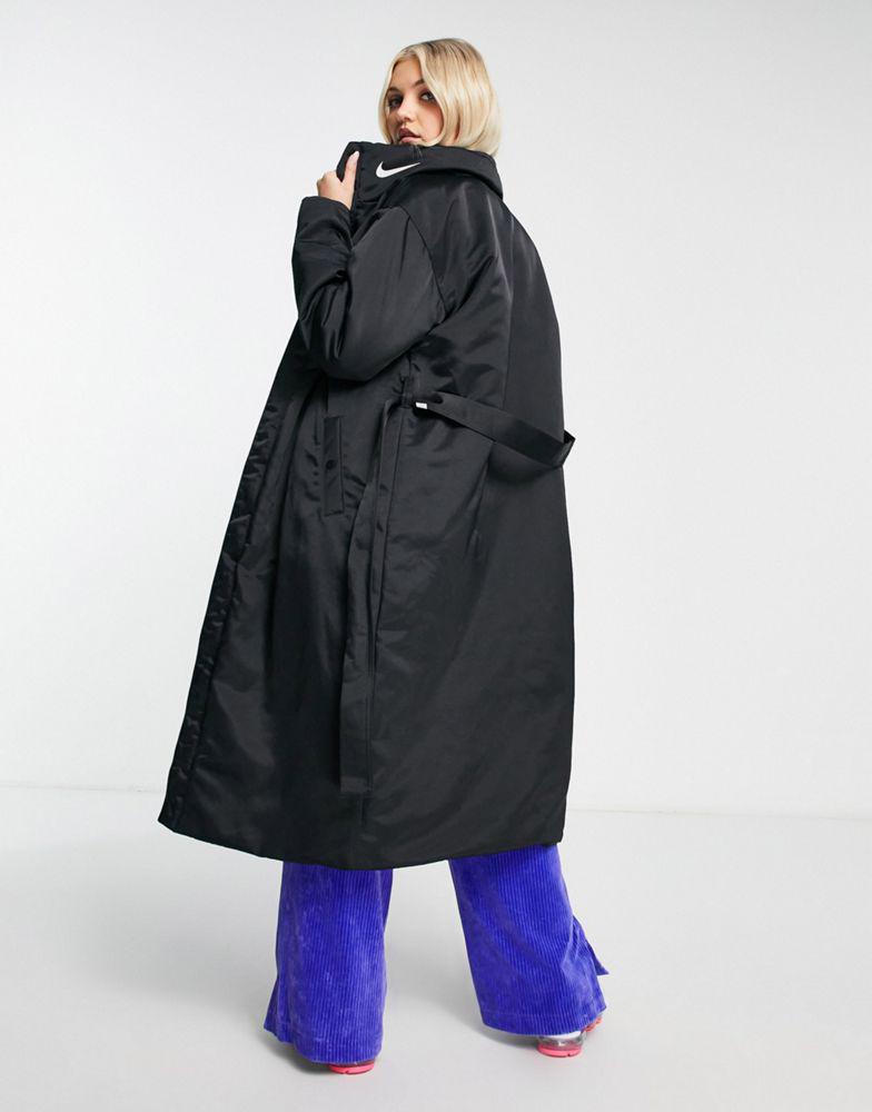 Nike trend parka coat in black商品第2张图片规格展示