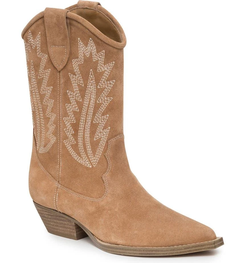 商品Marc Fisher|Natara Western Bootie,价格¥675,第1张图片