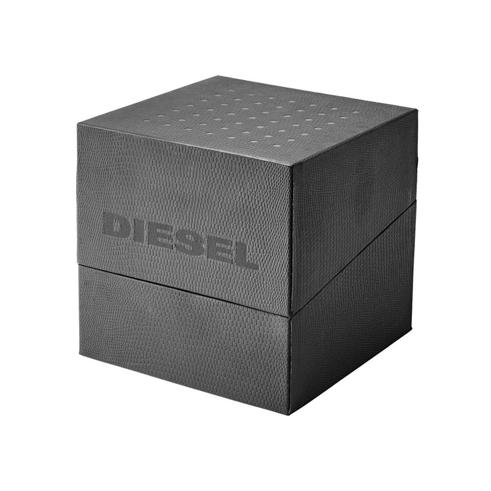 商品Diesel|Men's Griffed Chronograph Black Leather Strap Watch, 48mm,价格¥804,第4张图片详细描述