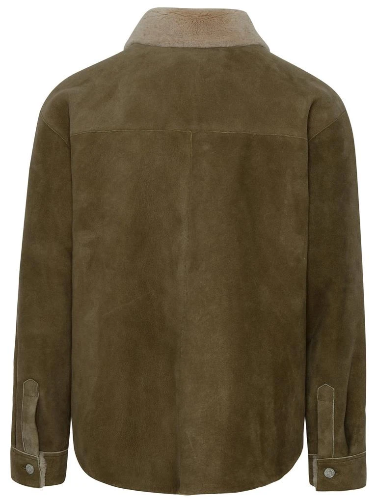 商品Isabel Marant|Isabel Marant Shearling Trim Buttoned Shirt Jacket,价格¥17220,第2张图片详细描述