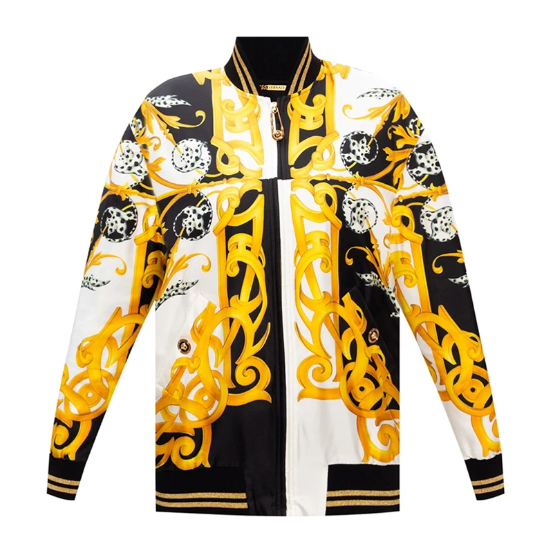 商品[国内直发] Versace|VERSACE 黑色女士夹克 A87131-A235781-A7027,价格¥10191,第1张图片