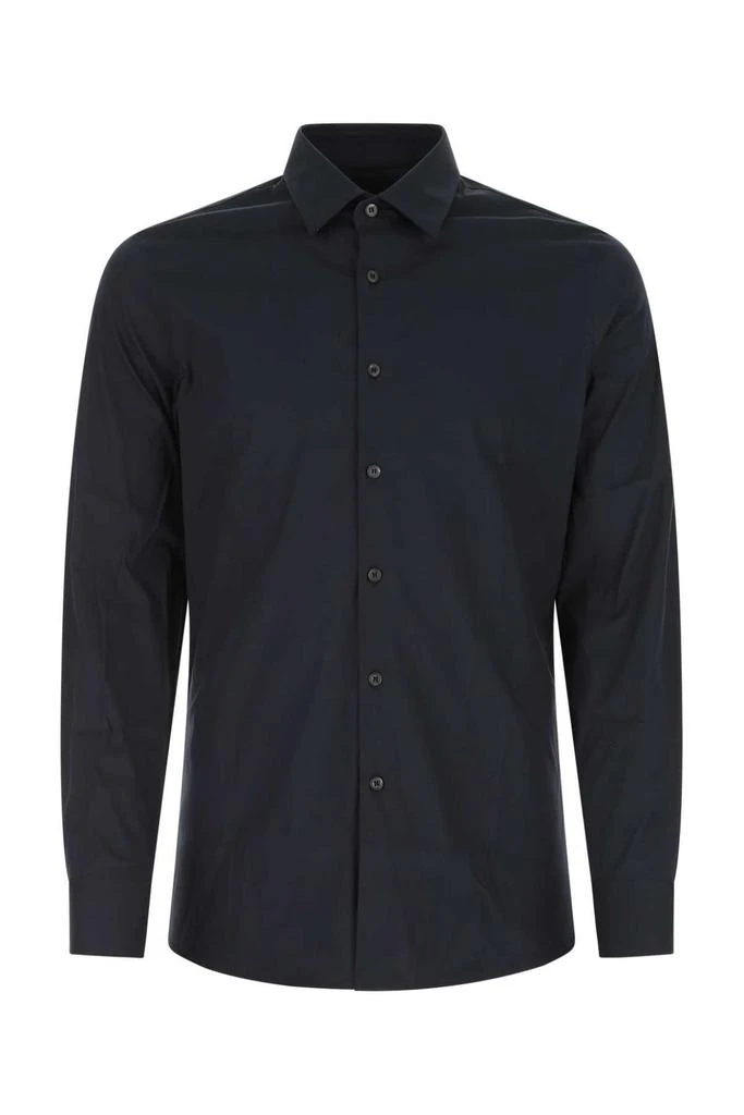 商品Prada|Prada Long Sleeved Buttoned Shirt,价格¥4410,第1张图片