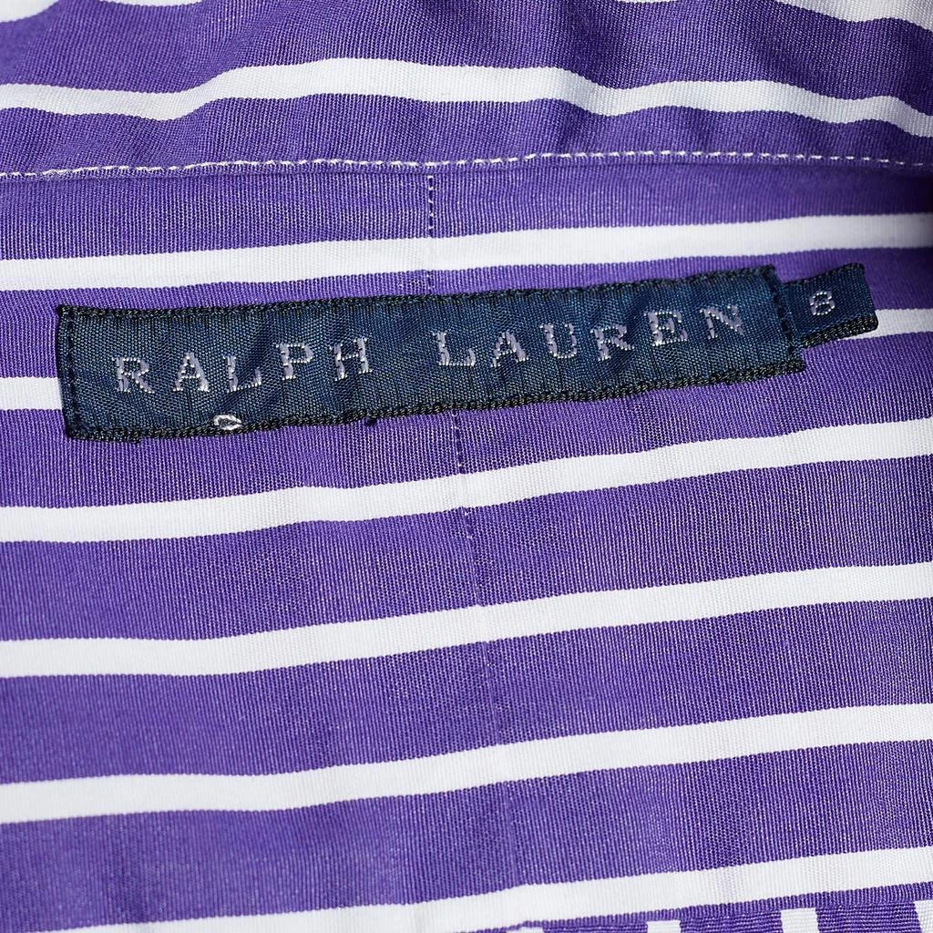 商品[二手商品] Ralph Lauren|Ralph Lauren Purple Striped Cotton Long Sleeve Shirt M,价格¥808,第4张图片详细描述