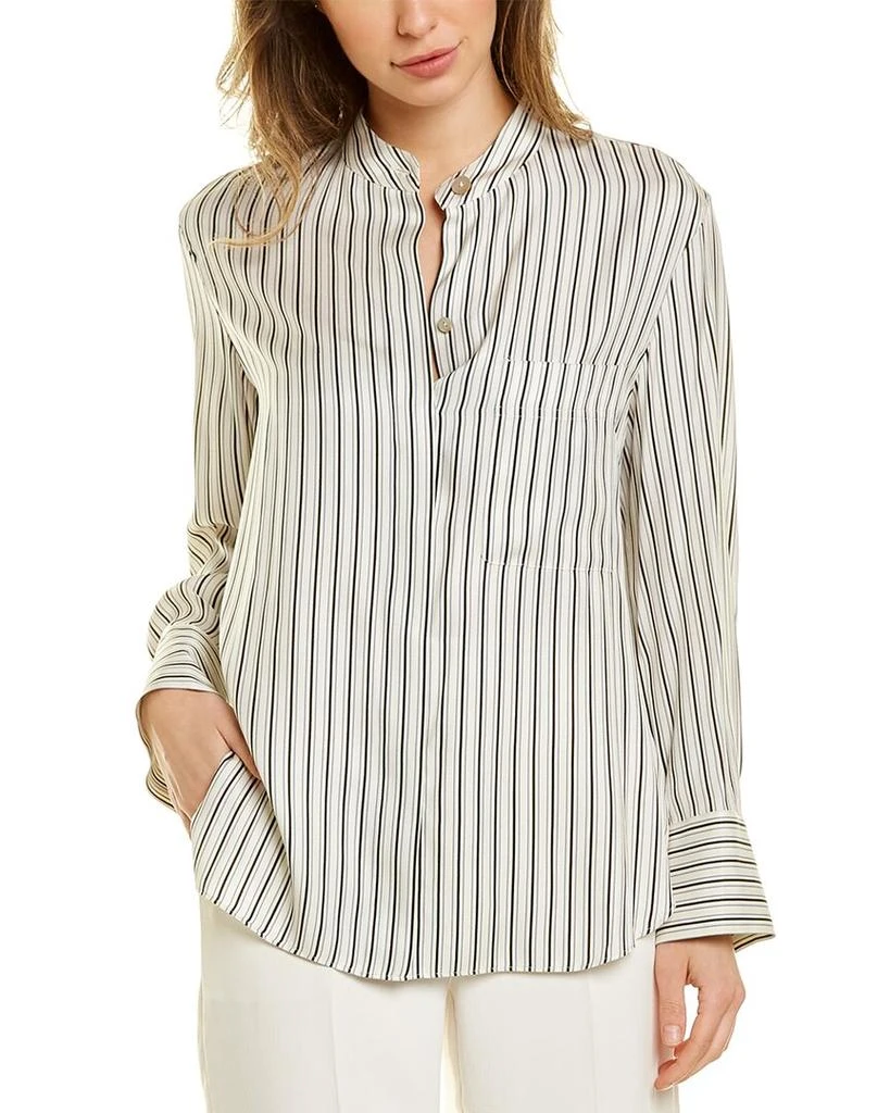 商品Vince|Vince Silk-Blend Blouse,价格¥711,第1张图片