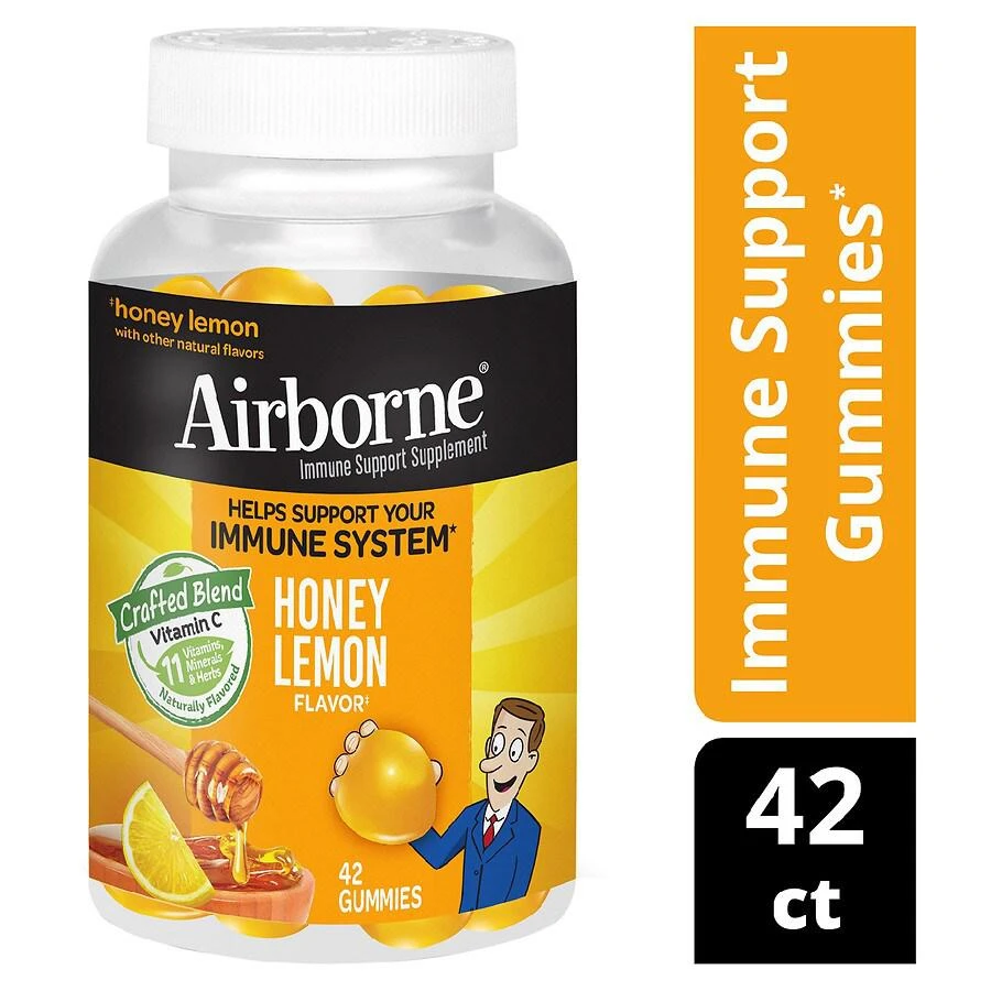 Vitamin C D E, Zinc and Immune Support Supplement Gummies Honey Lemon 商品