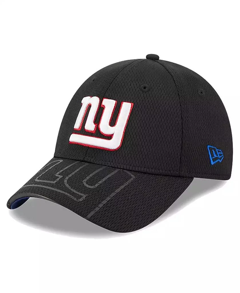 商品New Era|Men's Black New York Giants Top Visor 9FORTY Adjustable Hat,价格¥240,第1张图片