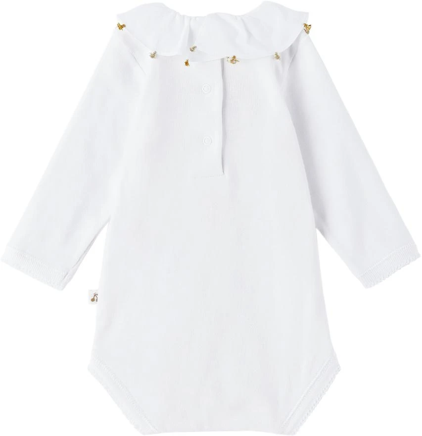 商品Bonpoint|Baby White April Bodysuit,价格¥313,第2张图片详细描述