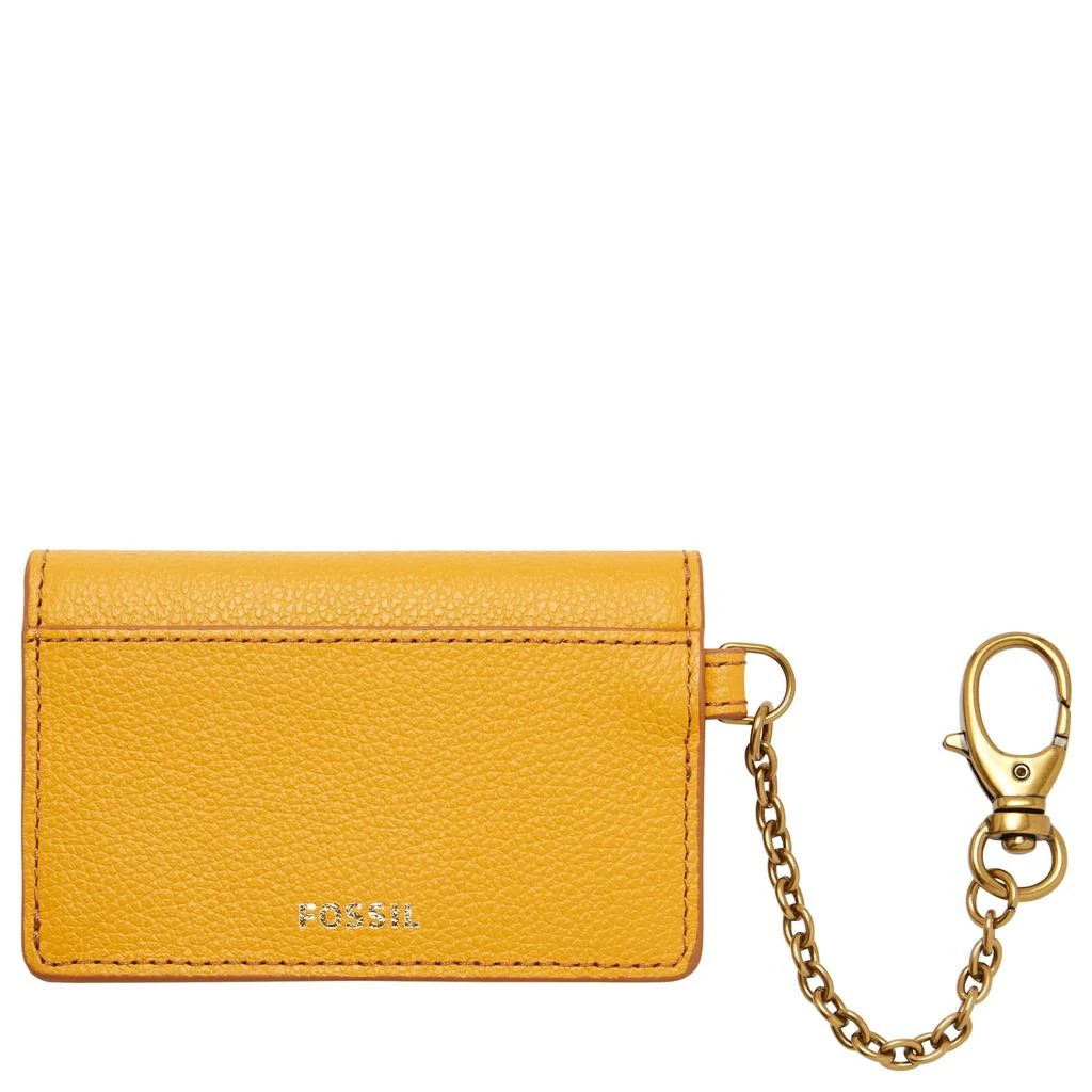 商品Fossil|Fossil Women's Adelyn Leather Flap Card Case,价格¥139,第3张图片详细描述