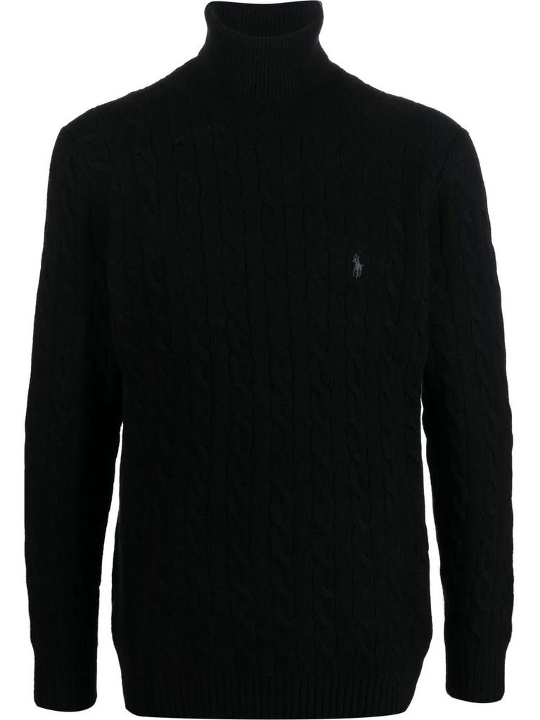 商品Ralph Lauren|Ralph Lauren Black Wool And Cashmere Pullover Jumper,价格¥1605,第1张图片
