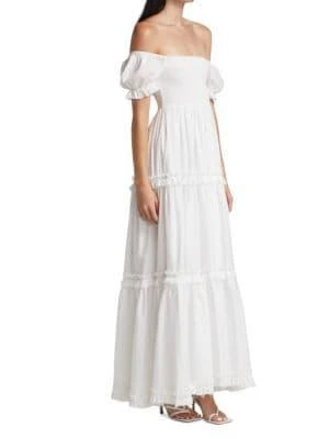 商品CAROLINE CONSTAS|Zuri Tiered Maxi-Dress,价格¥1388,第5张图片详细描述