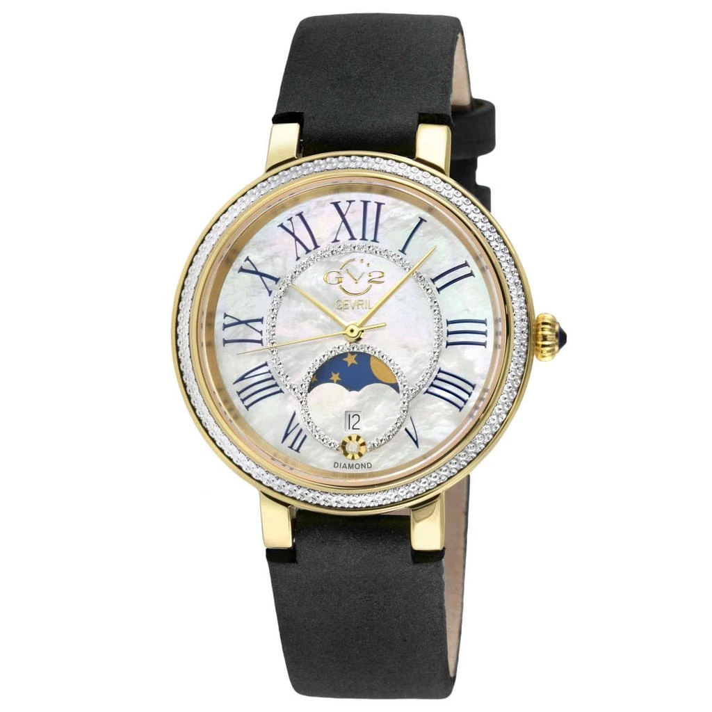 商品Gevril|GV2 by Gevril Genoa Diamond Women's Watch,价格¥3991,第1张图片