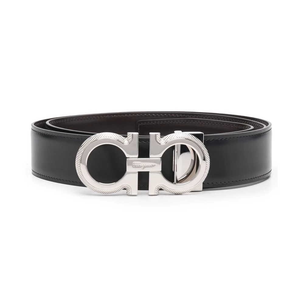 商品Salvatore Ferragamo|SALVATORE FERRAGAMO 男士腰带黑色 67-0141-0754465,价格¥2617,第1张图片