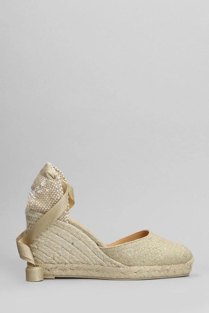 商品CASTAÑER|Castañer Wedges in Gold,价格¥1251,第1张图片