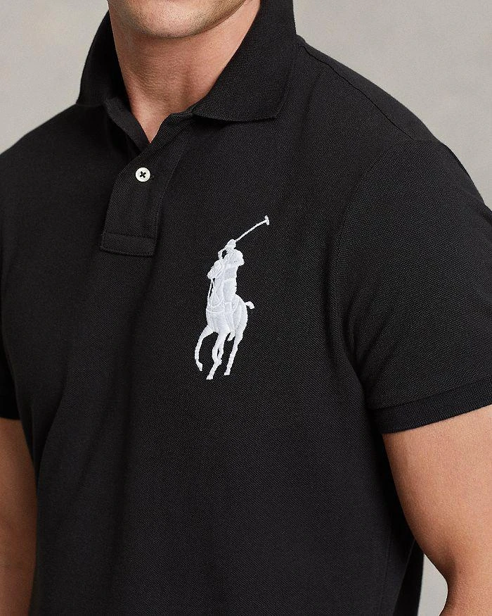商品Ralph Lauren|Big Pony Custom Slim Fit Mesh Polo Shirt,价格¥862,第5张图片详细描述
