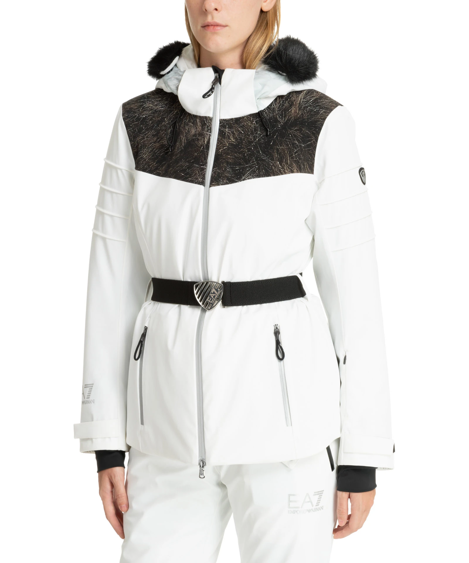 商品【商品预售7天】 Emporio Armani|Emporio Armani 女士滑雪服 6RTG02TNCJZ1100 白色,价格¥3992,第1张图片