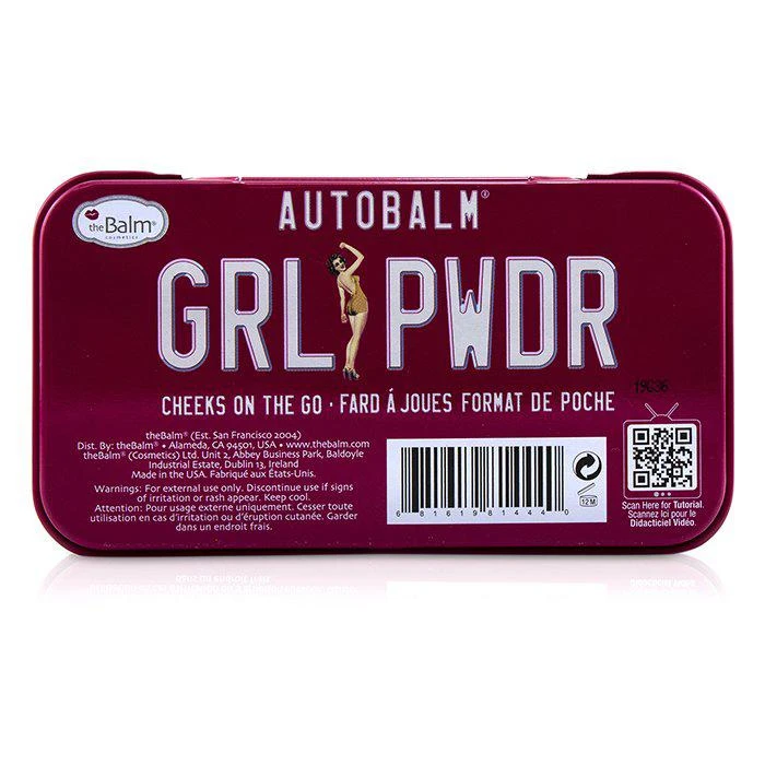 商品theBalm|TheBalm 公路驰骋约会之旅腮红盘 (4x 胭脂) - # Grl Pwdr -Grl Pwdr(8g/0.28oz),价格¥128,第4张图片详细描述
