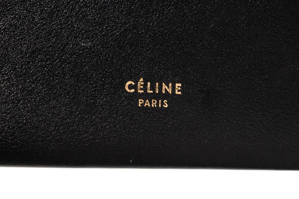 Celine Brown Leather Folded Cabas Shoulder Bag商品第5张图片规格展示