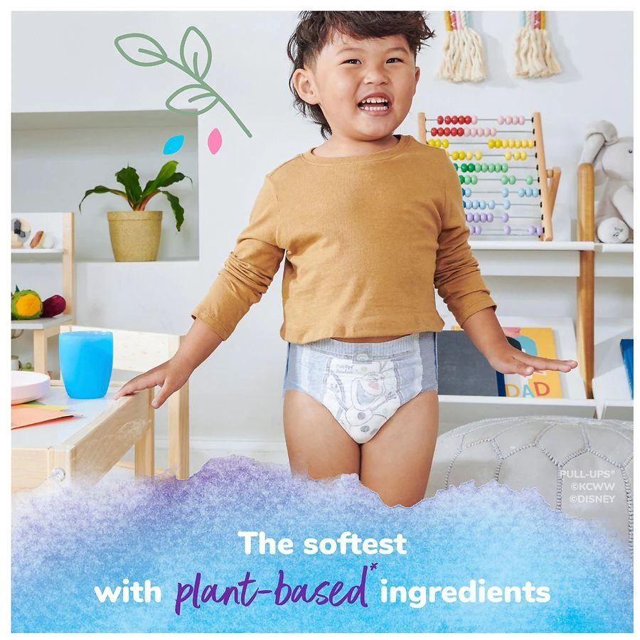 商品Huggies Pull-Ups|New Leaf Boys' Disney Frozen Potty Training Pants 2T-3T,价格¥112,第5张图片详细描述