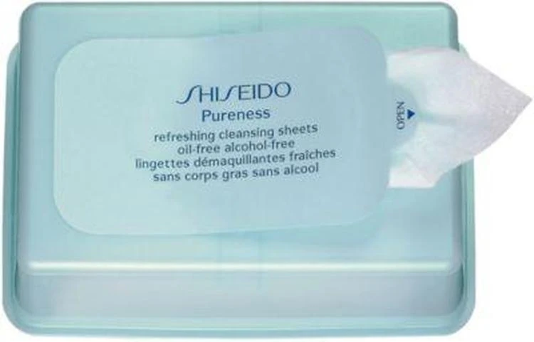 商品Shiseido|Pureness Refreshing Cleansing Sheets 卸妆巾,价格¥142,第1张图片