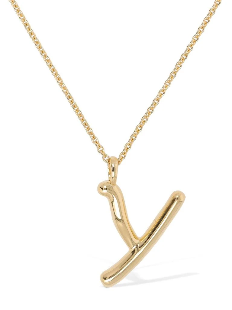 商品Missoma|Curvy Molten "y" Pendant Necklace,价格¥547,第1张图片