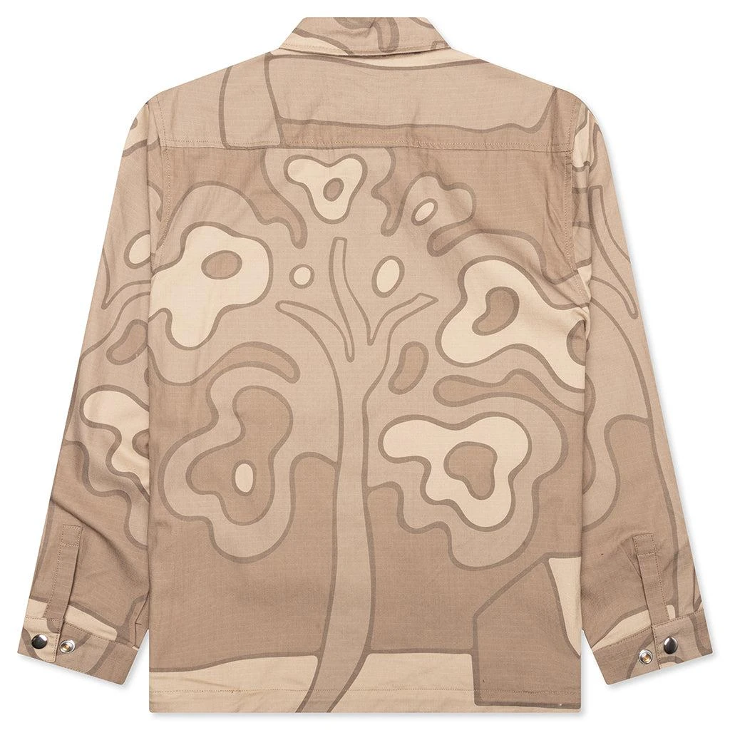 商品By Parra|Fruit Tree Camo Shirt - Tan,价格¥1487,第2张图片详细描述