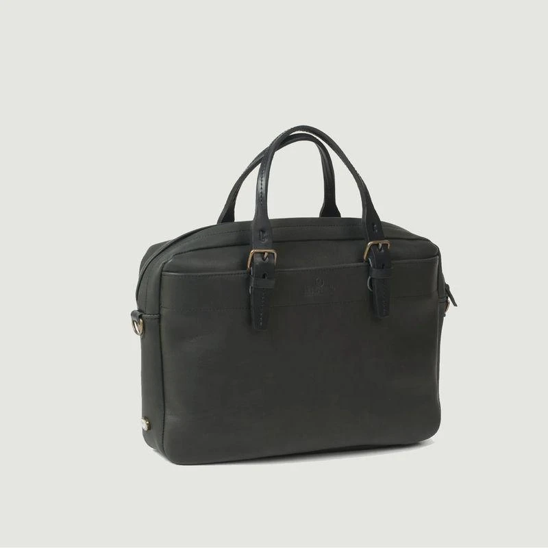 商品Bleu de Chauffe|Folder Bag Black Black BLEU DE CHAUFFE,价格¥3703,第2张图片详细描述