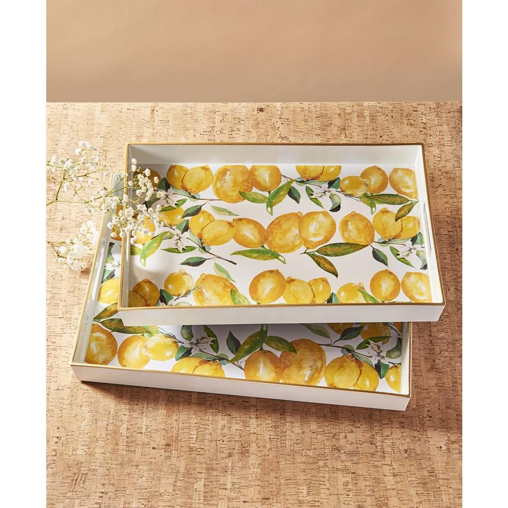 商品American Atelier|Lemon Branches Trays Set, 2 Piece,价格¥827,第5张图片详细描述