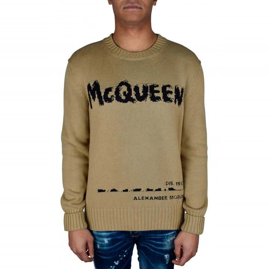商品Alexander McQueen|【特惠7.9折】包邮包税【预售7天发货】 ALEXANDER MCQUEEN 男士 卫衣 Sweater 6778 626454Q1WZL2074 ,价格¥5311,第1张图片