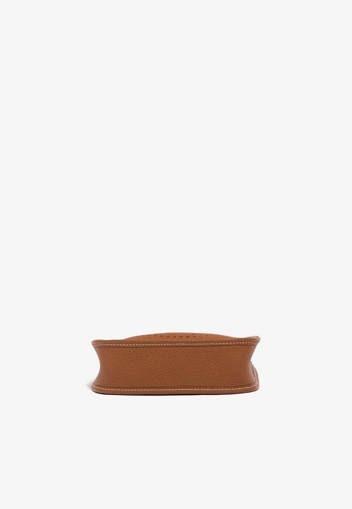 商品Hermes|Mini Evelyne 16 in Gold Taurillon Clemence with Gold Hardware,价格¥35937,第4张图片详细描述