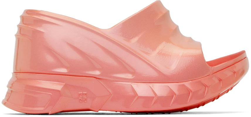 商品Givenchy|Pink Marshmallow Wedge Sandals,价格¥4054,第1张图片
