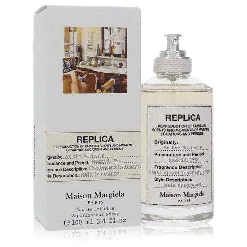 商品MAISON MARGIELA|Replica At The Barber's by Maison Margiela Eau De Toilette Spray 3.4 oz for Men,价格¥1427,第1张图片