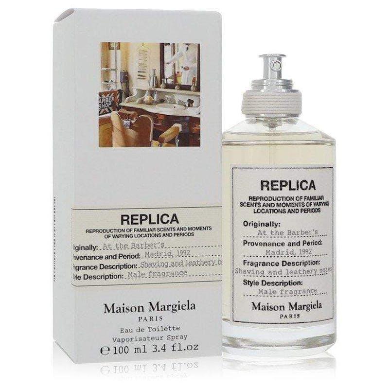 商品MAISON MARGIELA|Replica At The Barber's by Maison Margiela Eau De Toilette Spray 3.4 oz for Men,价格¥2085,第1张图片