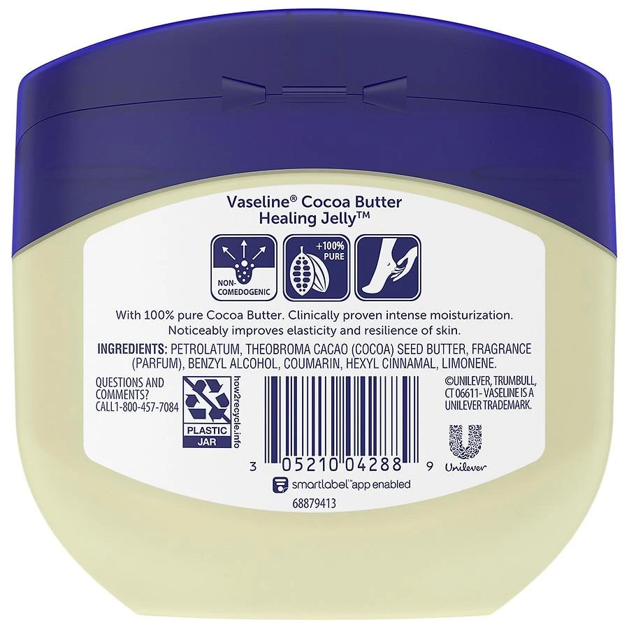 商品Vaseline|Healing Jelly for Dry Skin Cocoa Butter Moisturizer,价格¥70,第2张图片详细描述