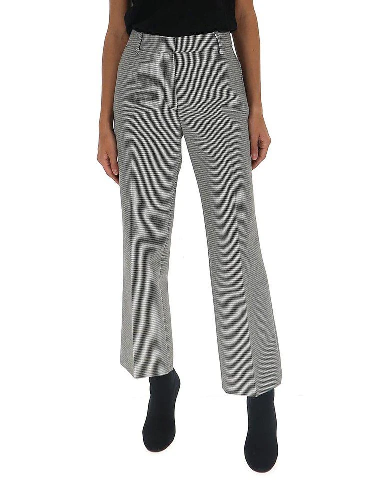 商品Alexander Wang|Alexander Wang Houndstooth Straight-Leg Trousers,价格¥4226,第1张图片