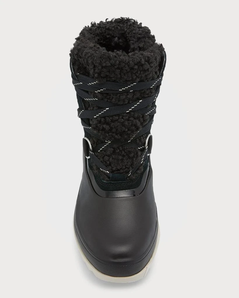 商品SOREL|Joan Of Arctic Leather Faux-Fur Snow Booties,价格¥1705,第5张图片详细描述