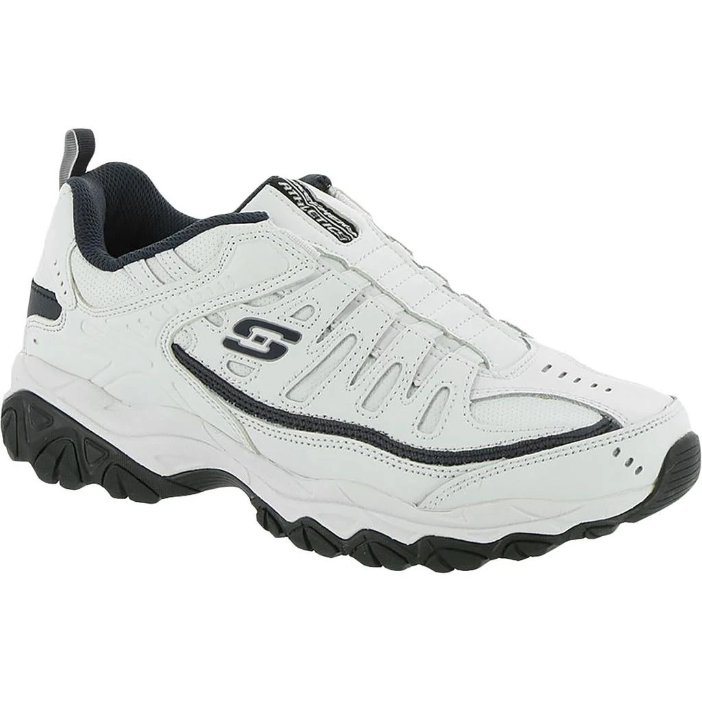 商品SKECHERS|Skechers Mens After Burn Leather Memory Foam Sneakers,价格¥398,第2张图片详细描述