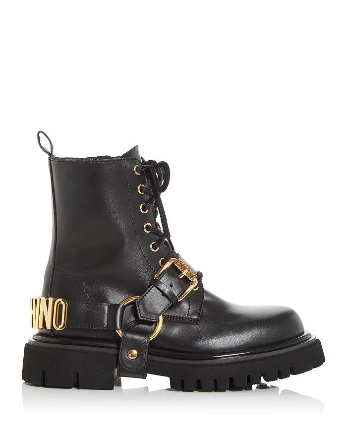 商品Moschino|Women's Lace Up Harness Booties,价格¥7681,第2张图片详细描述