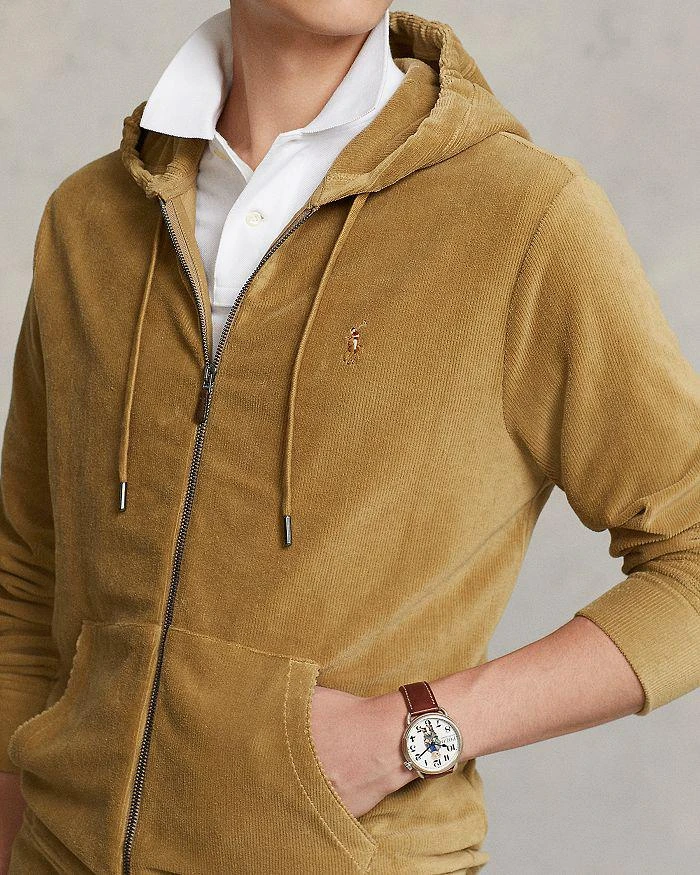 商品Ralph Lauren|Corduroy Regular Fit Full Zip Hoodie ,价格¥759,第4张图片详细描述