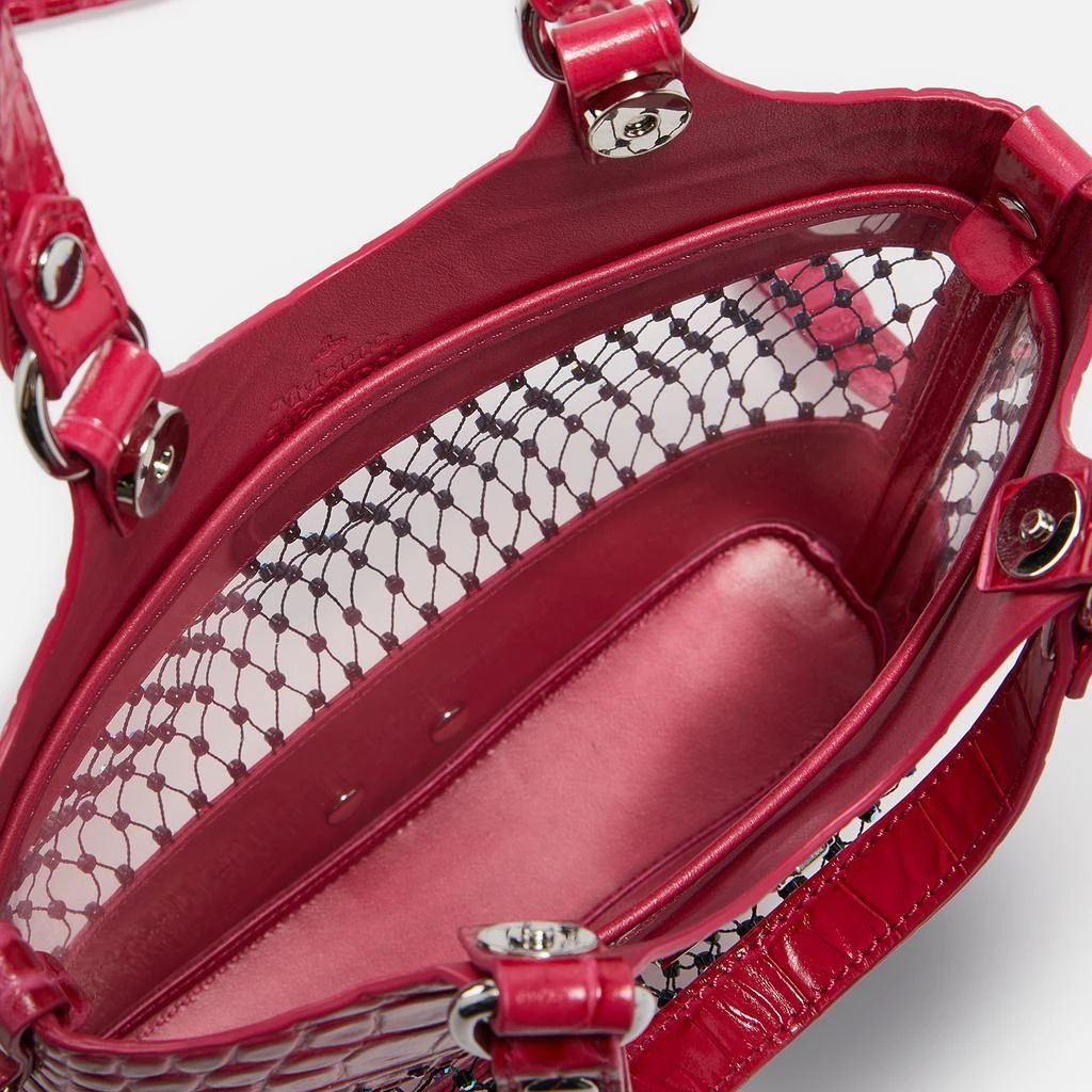 商品Vivienne Westwood|Vivienne Westwood Roxy Embellished Mesh and Leather Tote Bag,价格¥1678,第4张图片详细描述