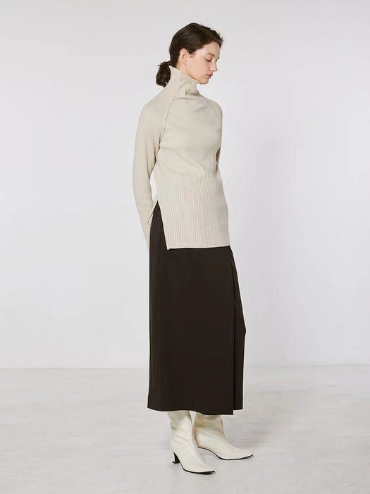 商品MOHAN|TOF Out-Cut Cashmere Turtleneck Knit,价格¥907,第3张图片详细描述