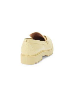 商品Sam Edelman|Deana Crocodile-Embossed Loafers,价格¥316,第3张图片详细描述