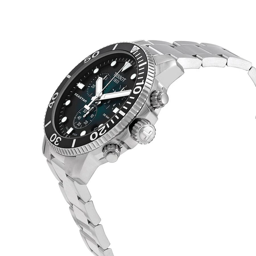 商品Tissot|天梭海星1000系列石英男士腕表黑绿T120.417.11.091.01 ,价格¥3316,第2张图片详细描述