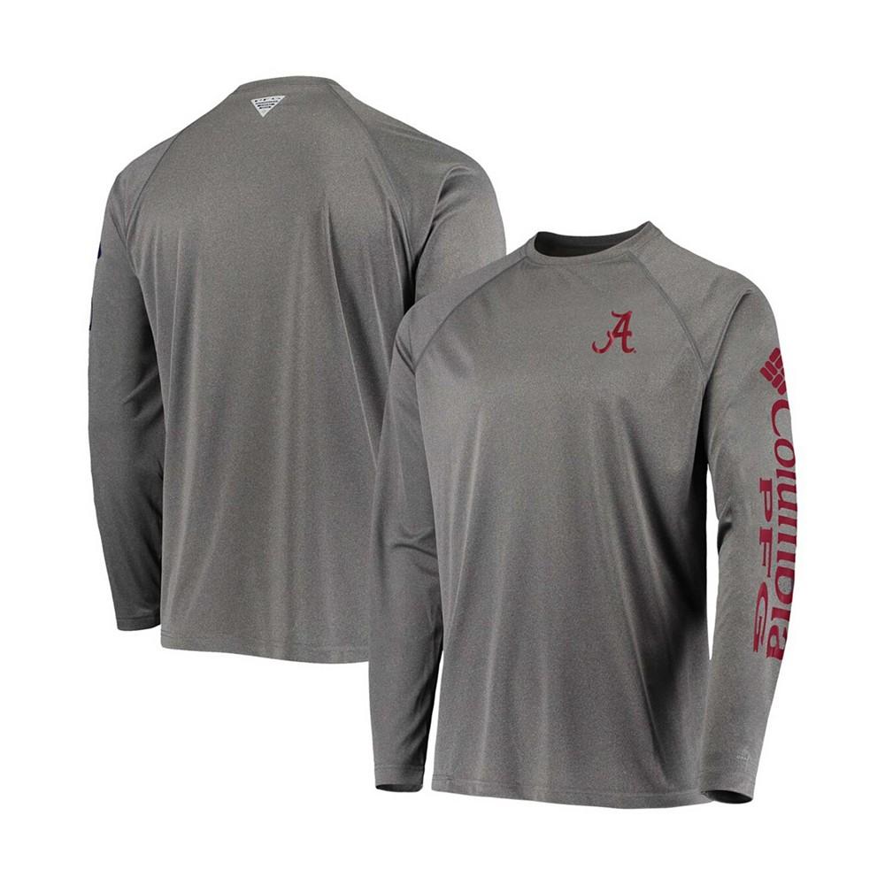 Men's Charcoal Alabama Crimson Tide PFG Terminal Tackle Omni-Shade Long Sleeve T-shirt商品第1张图片规格展示