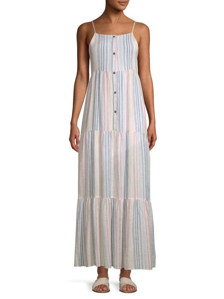 商品Splendid|Arco Iris Stripe Long Sundress,价格¥1491,第1张图片