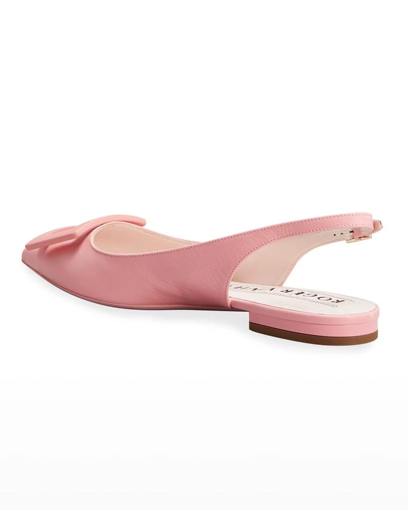 商品Roger Vivier|Slingback Buckle Ballerina Flats,价格¥5653,第3张图片详细描述