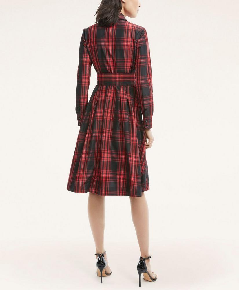 商品Brooks Brothers|Taffeta Tartan Pleated Shirt Dress,价格¥1200,第2张图片详细描述