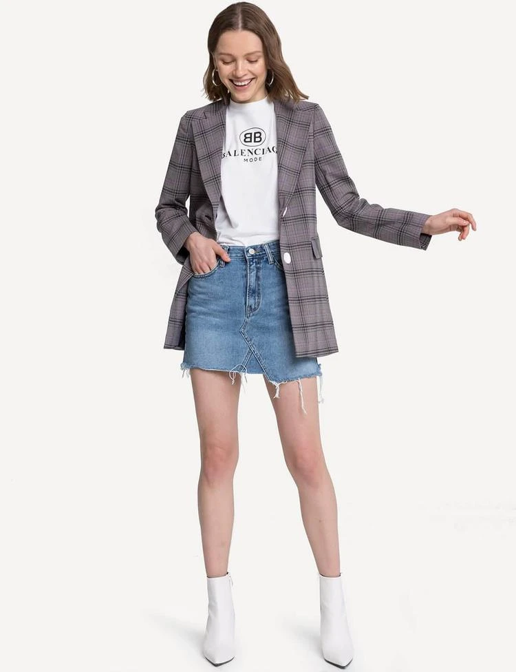 商品Pixie Market|Chelsea 灰色西服外套,价格¥1421,第1张图片