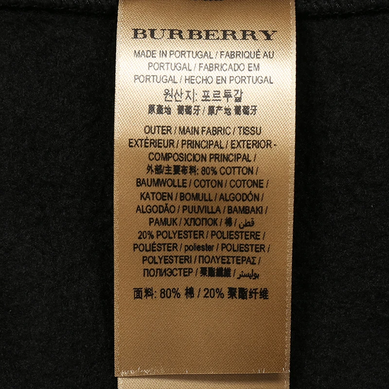 BURBERRY 黑色男士夹克 4015558 商品