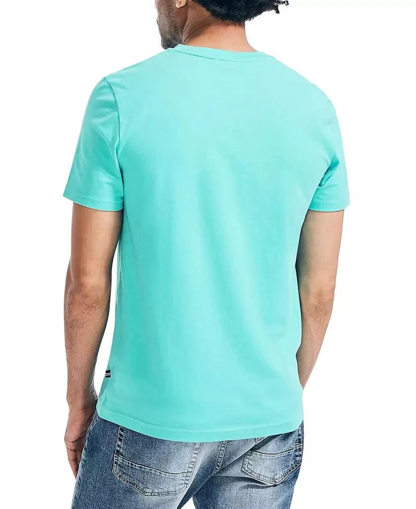 商品Nautica|Men's J-Class Logo Classic-Fit Cotton V-Neck T-Shirt,价格¥98,第2张图片详细描述