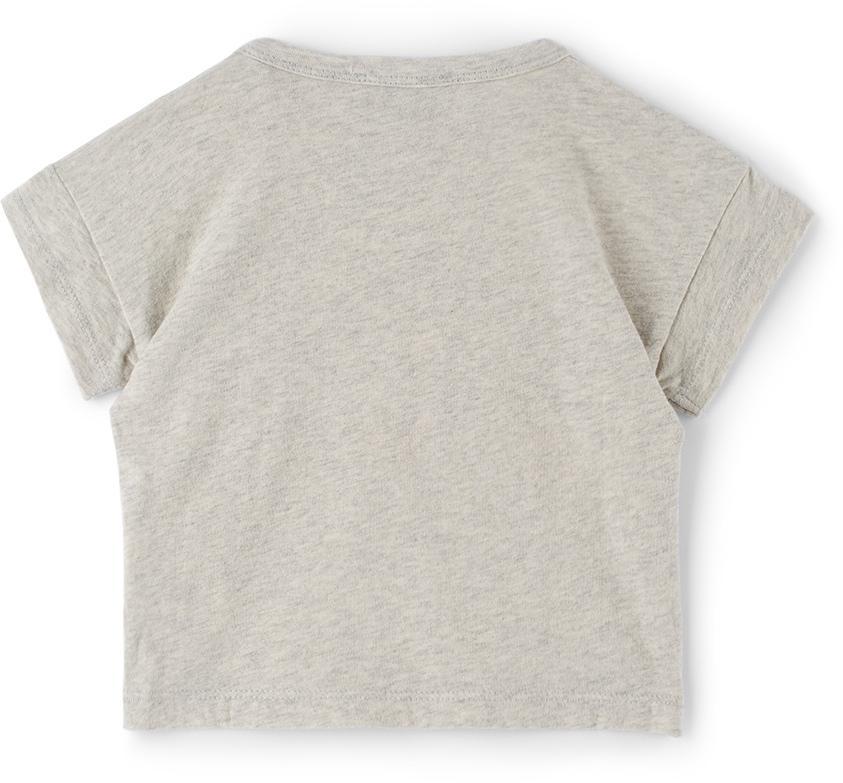商品BOBO CHOSES|Baby Grey Sniffy Dog T-Shirt,价格¥170,第4张图片详细描述
